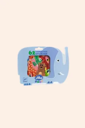 Djeco - Safari Animals - Stickers