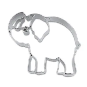 Elephant Cookie Cutter 7cm with Embossed Detail