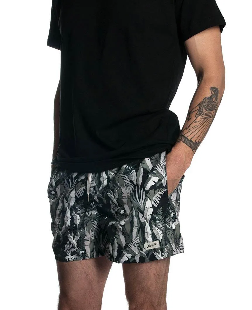 Green Tropical Forest Swim Trunk