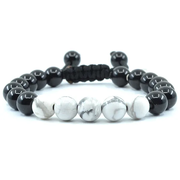 Howlite & Black Onyx