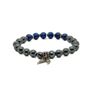 Lapis Lazuli Hematite Energy Men's Bracelet