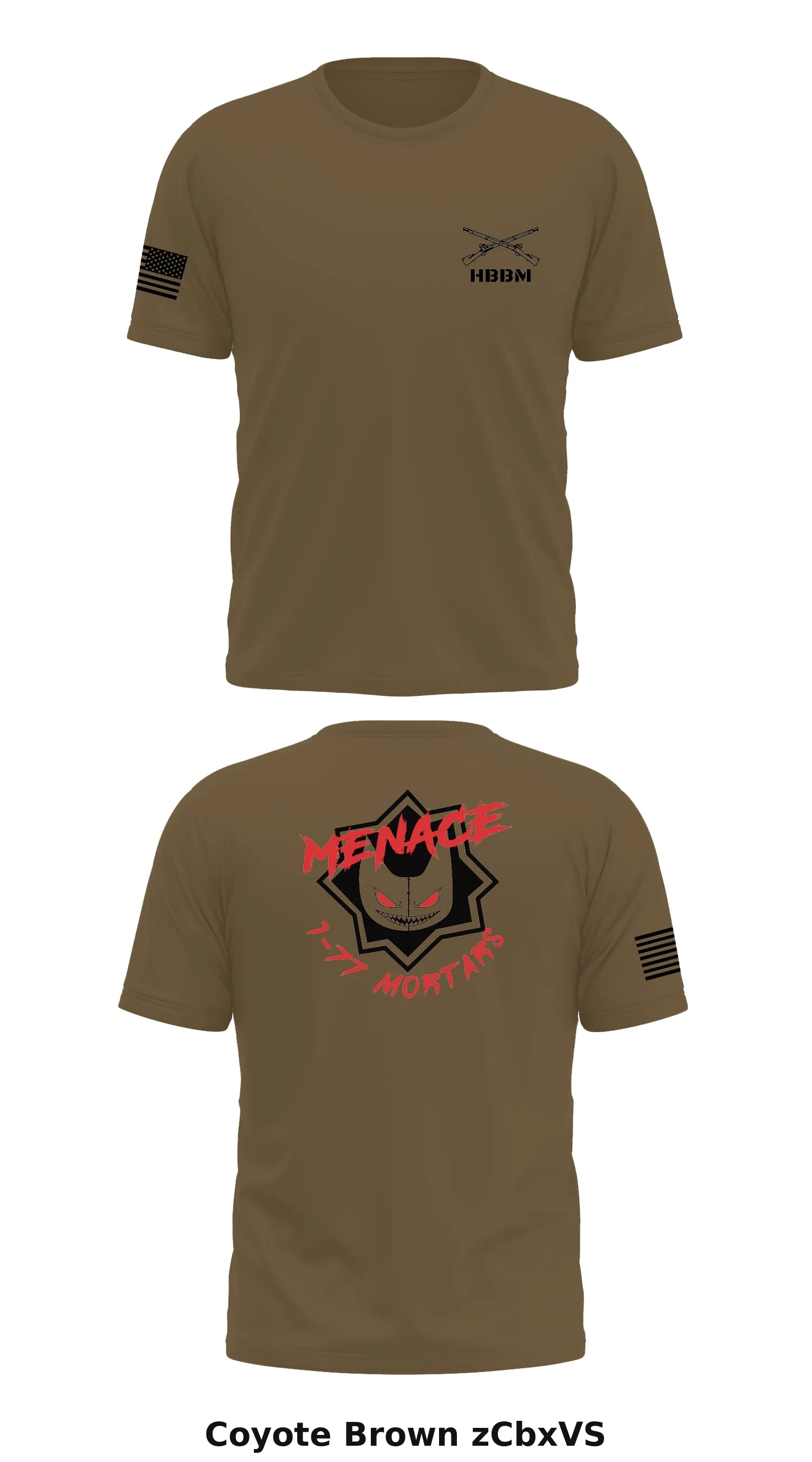 Menace mortar platoon 1-77 AR Store 1 Core Men's SS Performance Tee - zCbxVS