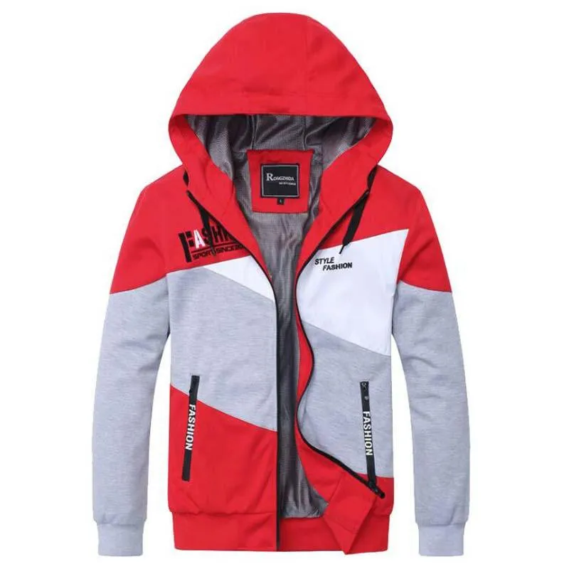 Men's Patchwork Fashion Jacket Up To 3XL
