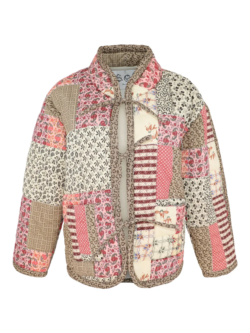 Sea Presley Quilted Patchwork Jacket in Multi