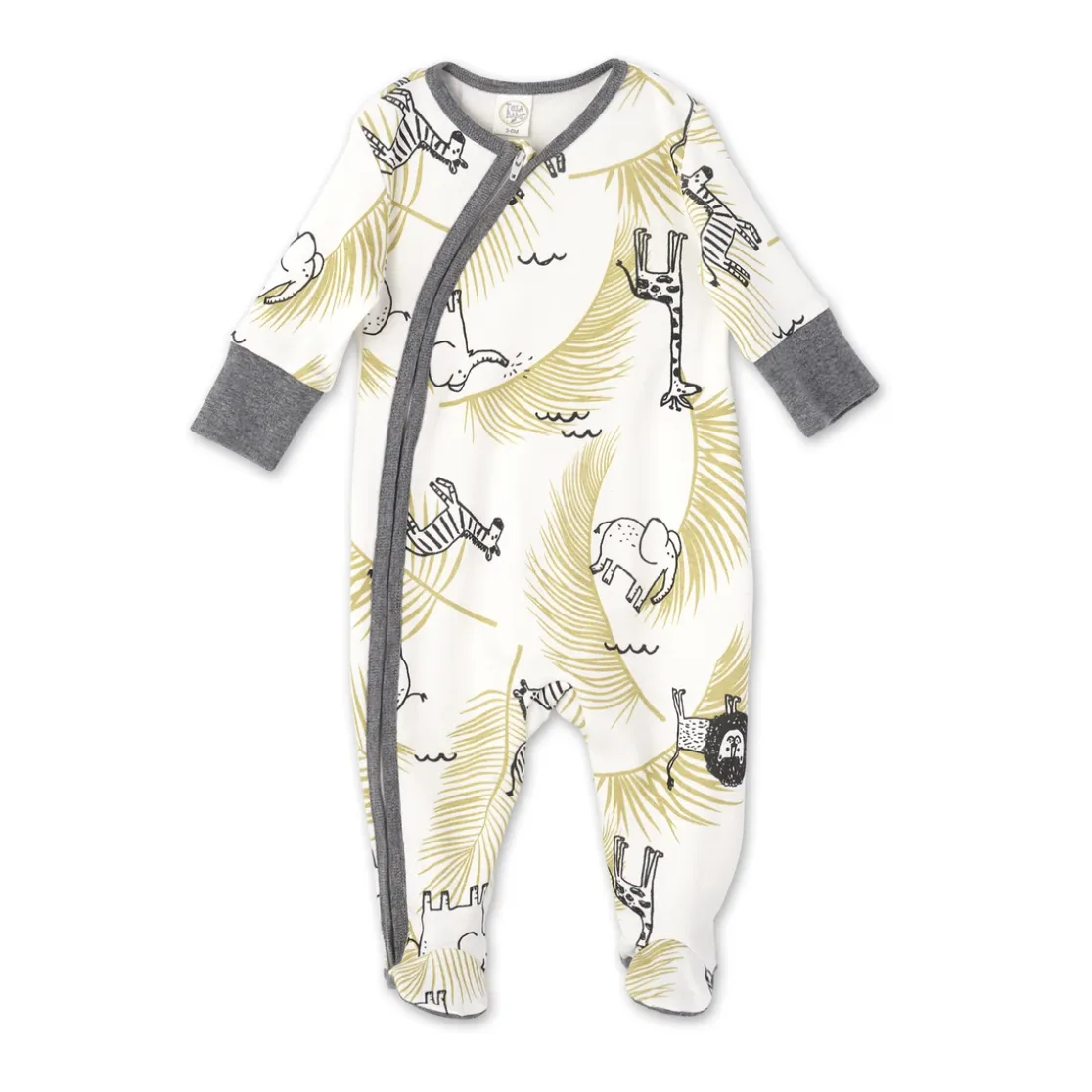 Tesa Babe Wild Safari Footie Romper - Organic Cotton