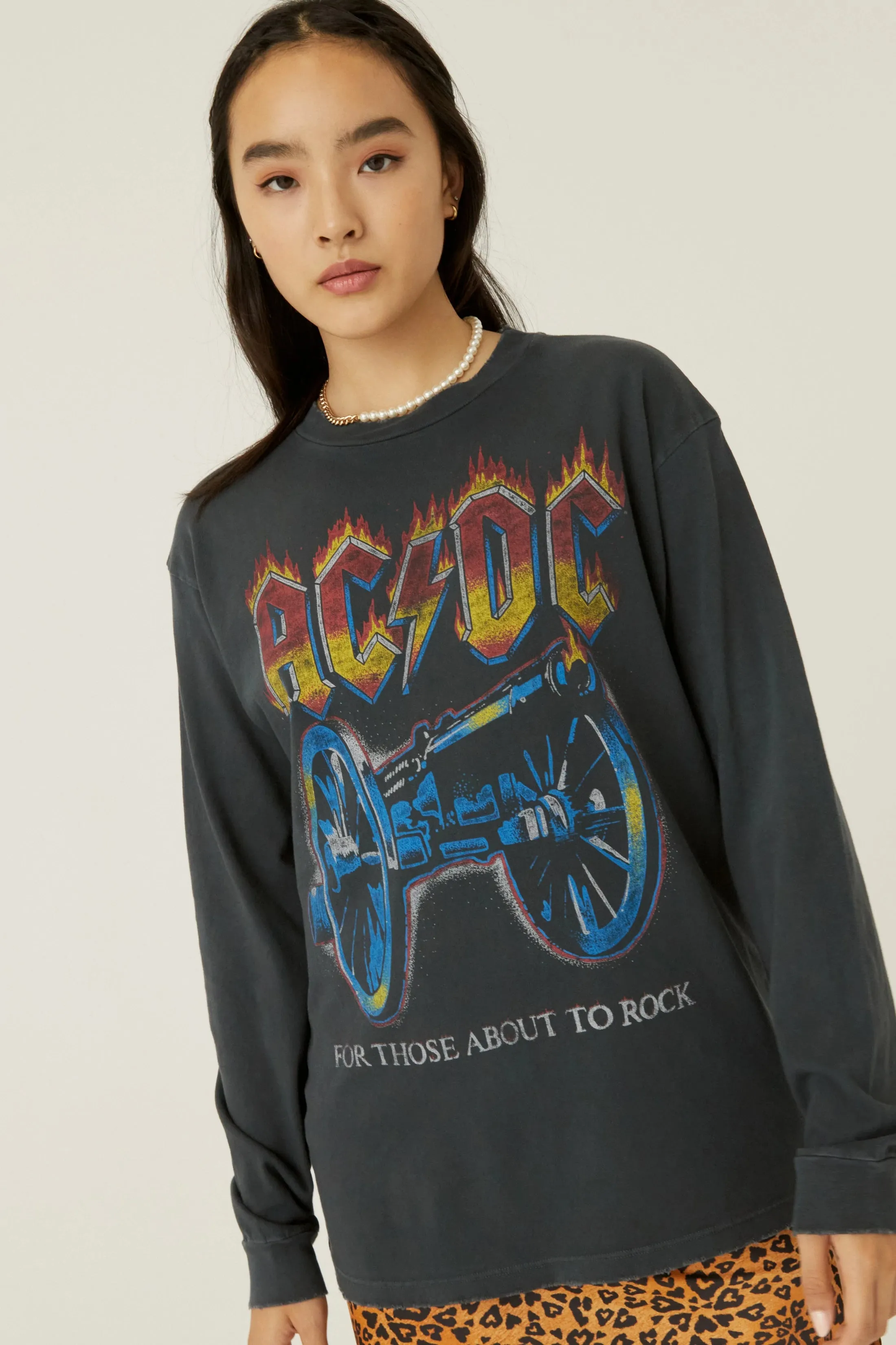 The AC/DC For Those About To Rock Long Sleeve by Daydreamer