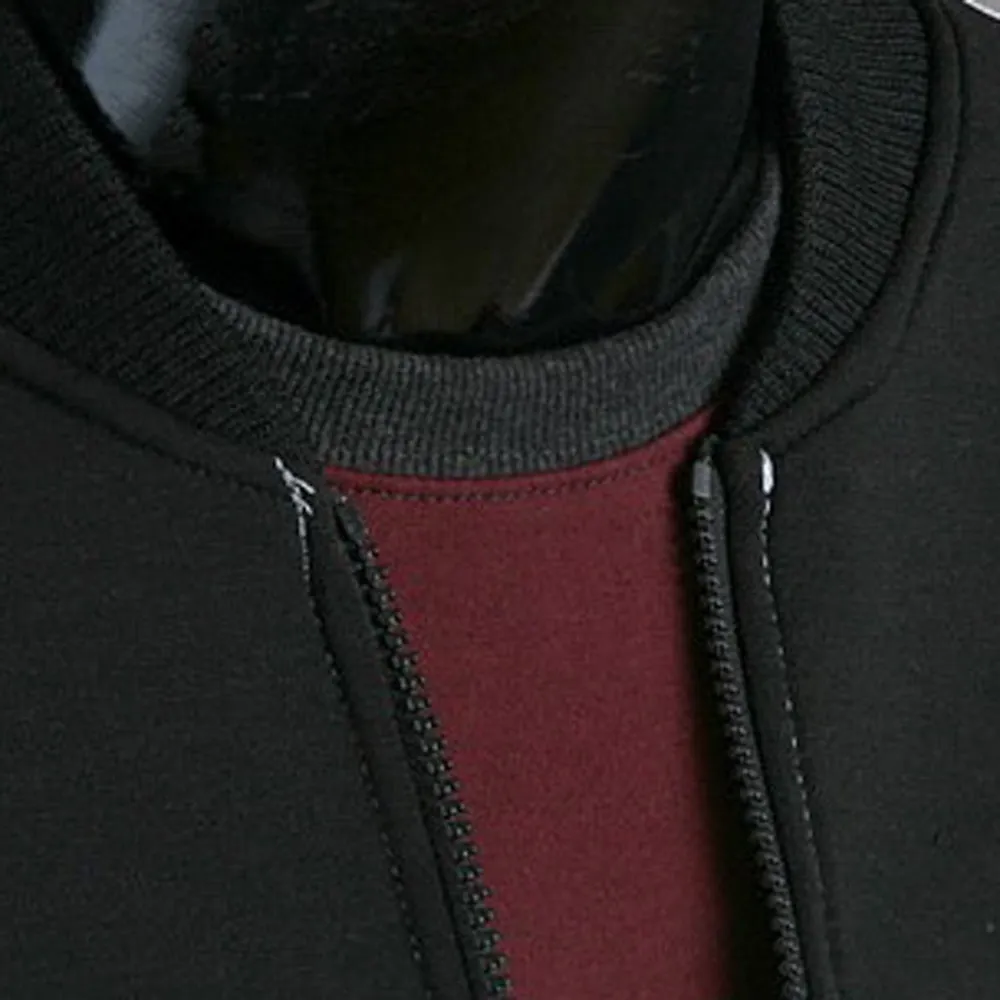 West Louis™ Sportswear Patchwork Baseball Jacket